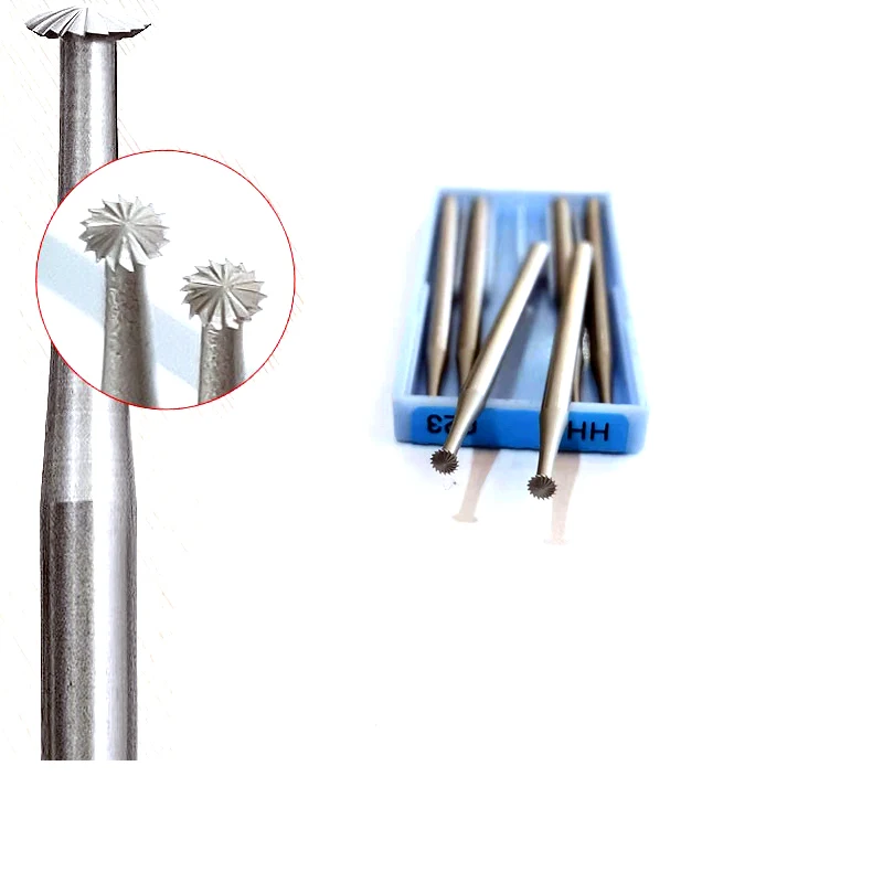 6 pieces Diamond Bearing Cutter Stone Setting Burs for Gemstone Flush Setting Jewelry Rotary Bur goldsmith tools