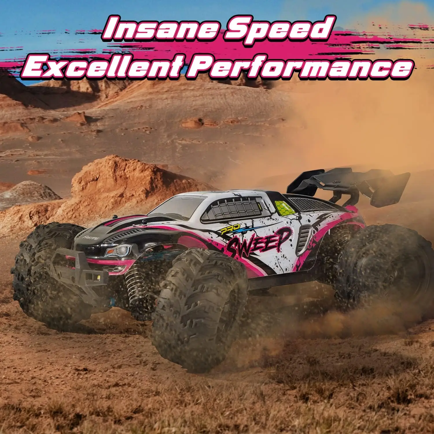 4WD Super RC Car 50KM/H or Brushless 80KM/H High Speed Monster Truck Buggy Radio Racing RTR Off Road 4x4 Drift Vehicles Gifts