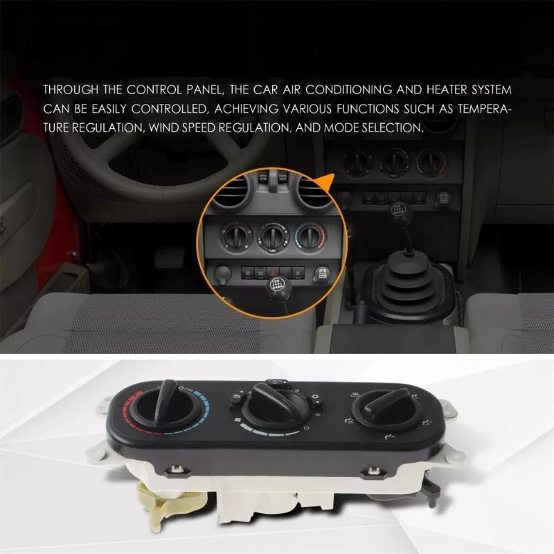 

U13C HVAC Temperature Control Panel Heater Climate Control Switch Unit Replace 55111840AD for 3.8L 2007-2010