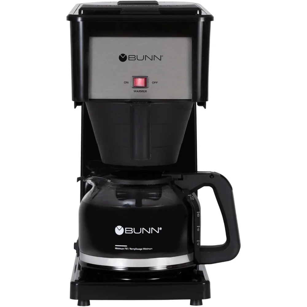 GRB Velocity Brew 10-Cup Home Coffee Brewer, Black