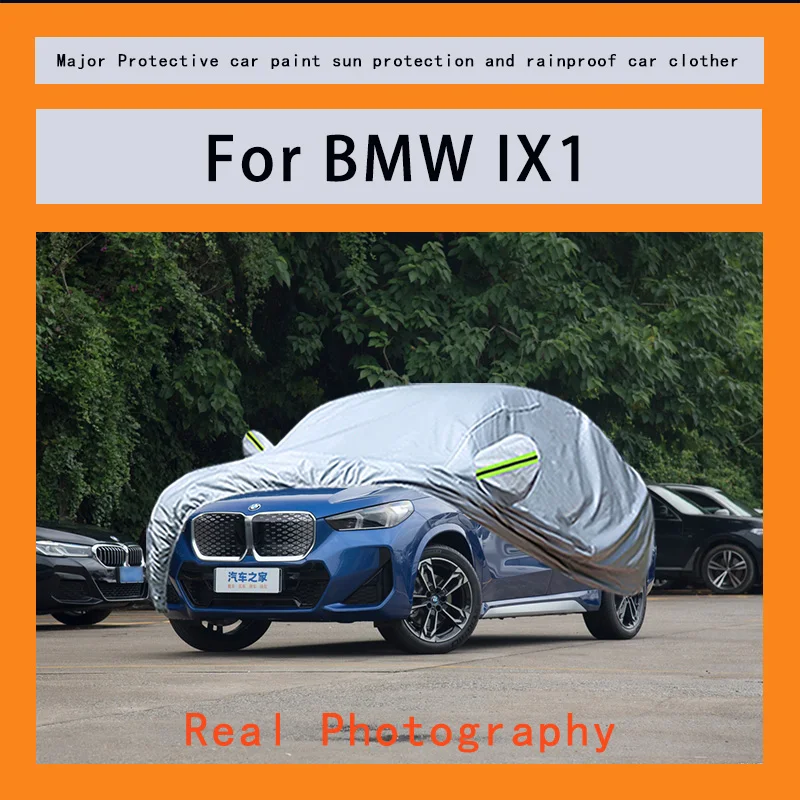 

Suitable for BMW IX1 car covers, waterproof, snow resistant, dustproof, cold resistant, and UV resistant car covers