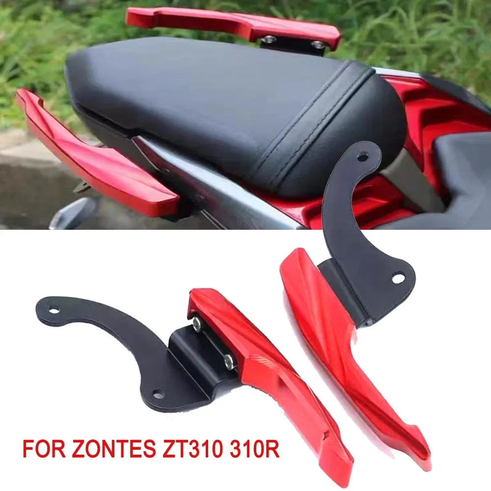 

For Zontes 310R ZT310 Motorcycle Tail Handrail Aluminum Rear Shelf Handle Tail Fin Accessories ZT 310 310 R