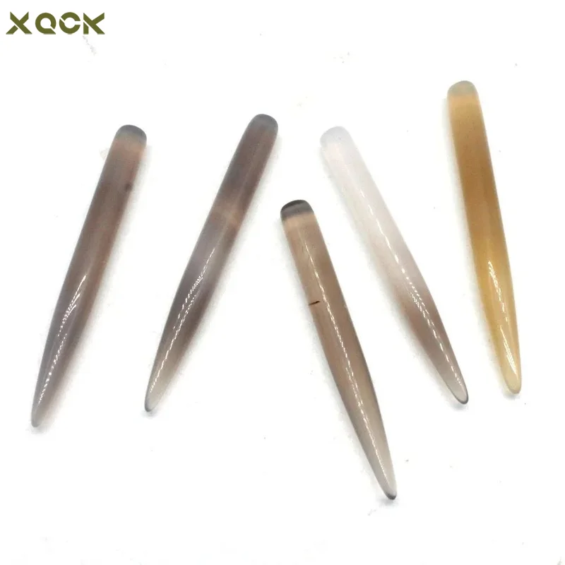 5 Pieces Round Agate Burnisher for Gold Silver Polishing Cleaning Bracelet Ring Surface Burnishing Tools for Jewelry Making