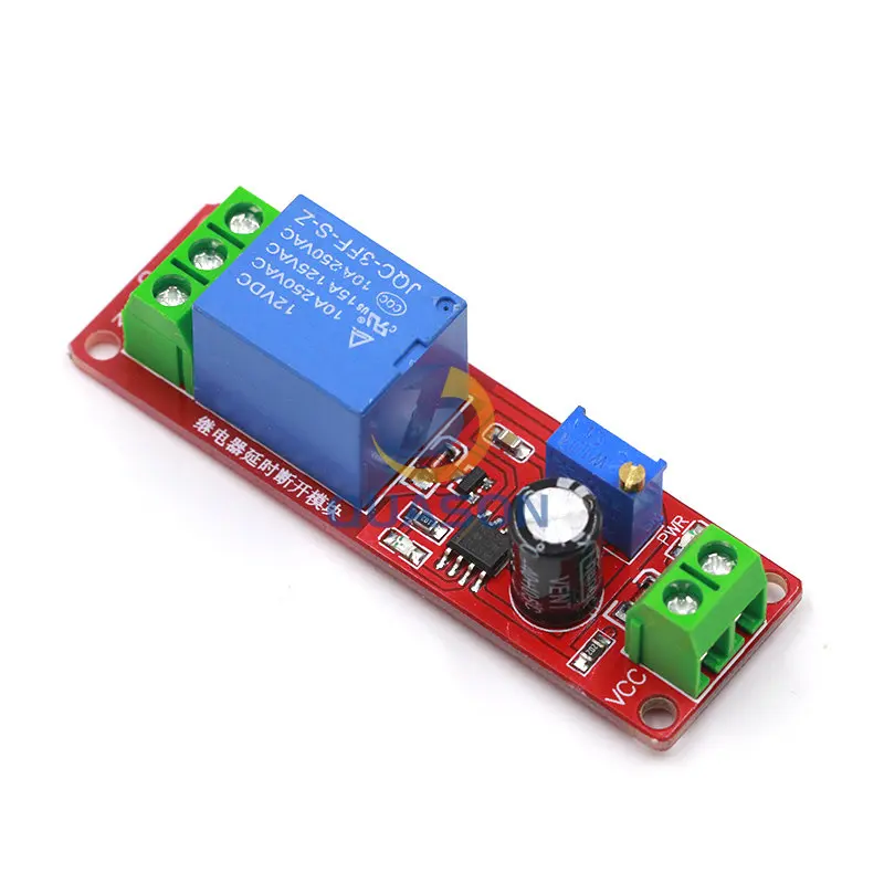 NE555 DK555 Timer Switch Adjustable Disconnect Module Time delay relay Module DC 12V Delay relay shield 0~10S