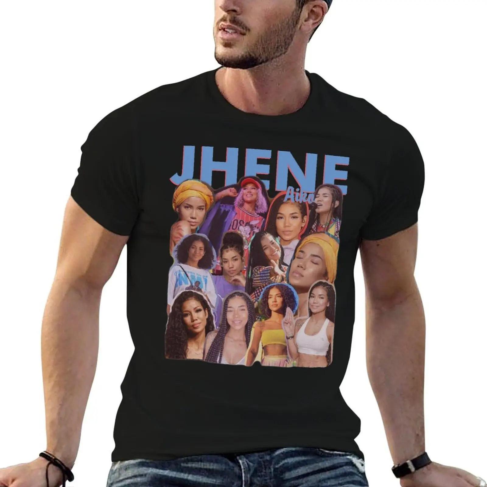 

JHENE AIKO VINTAGE BOOTLEG 90S T-Shirt man t shirts cotton funny t shirts dark humor T-Shirt