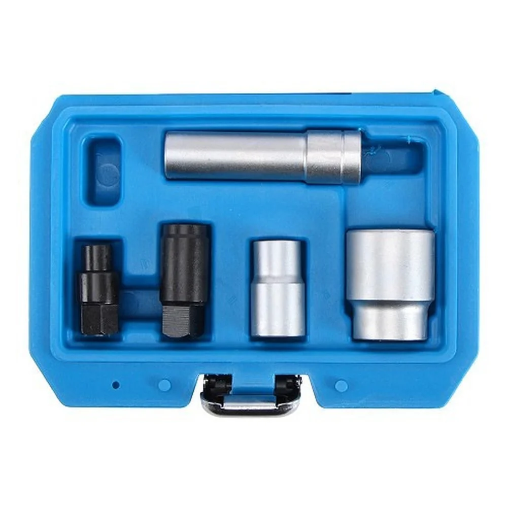 5-Piece Fuel Pump Sleeve Tools for Bosch VE and VP37 Diesel Engines Featuring Triangle Head Design and Dual Square Drive Options