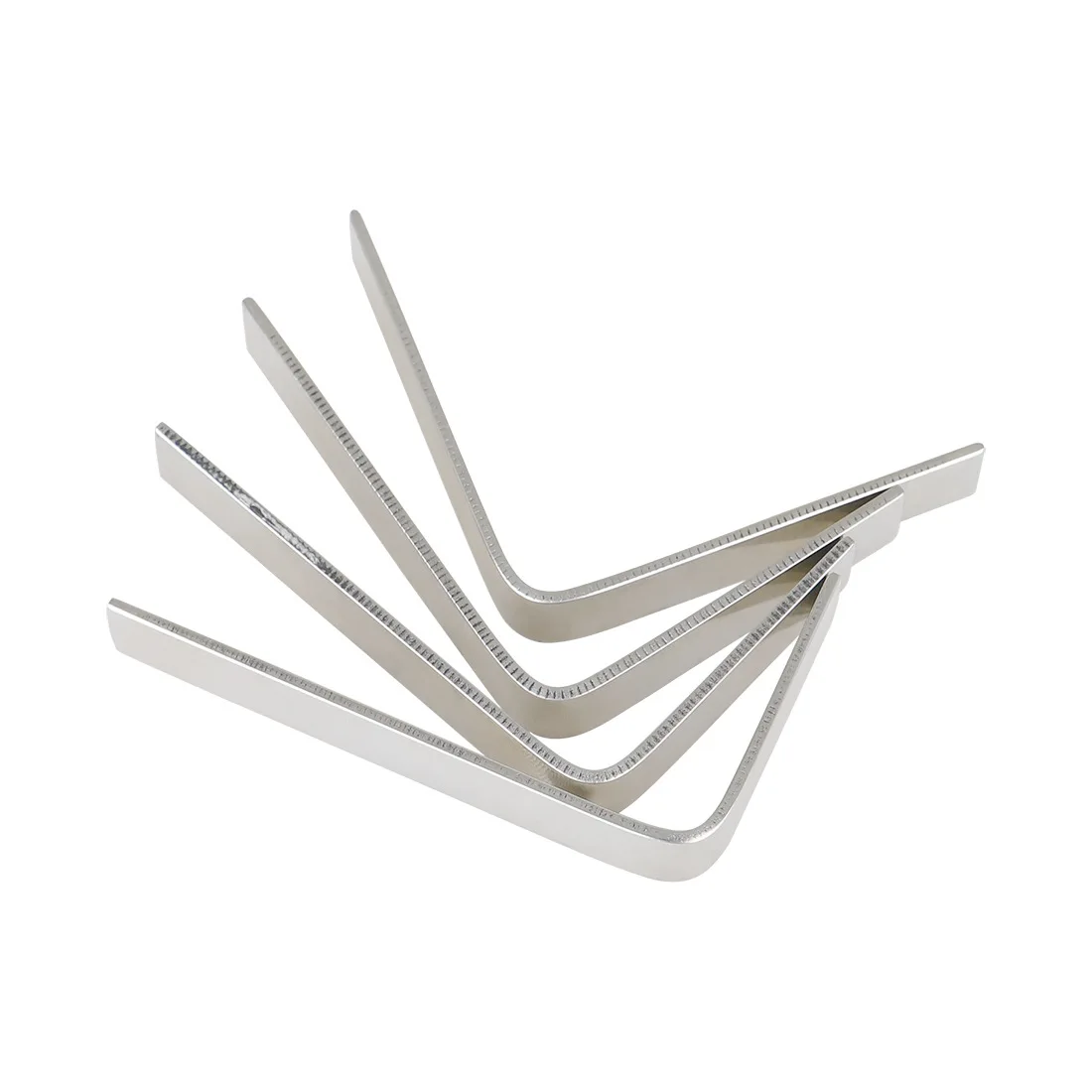 Wind Music Repair-L Type Leveling Right Angle Key Cover Correction Repair 4-piece Set, Key Cover Correction Tool