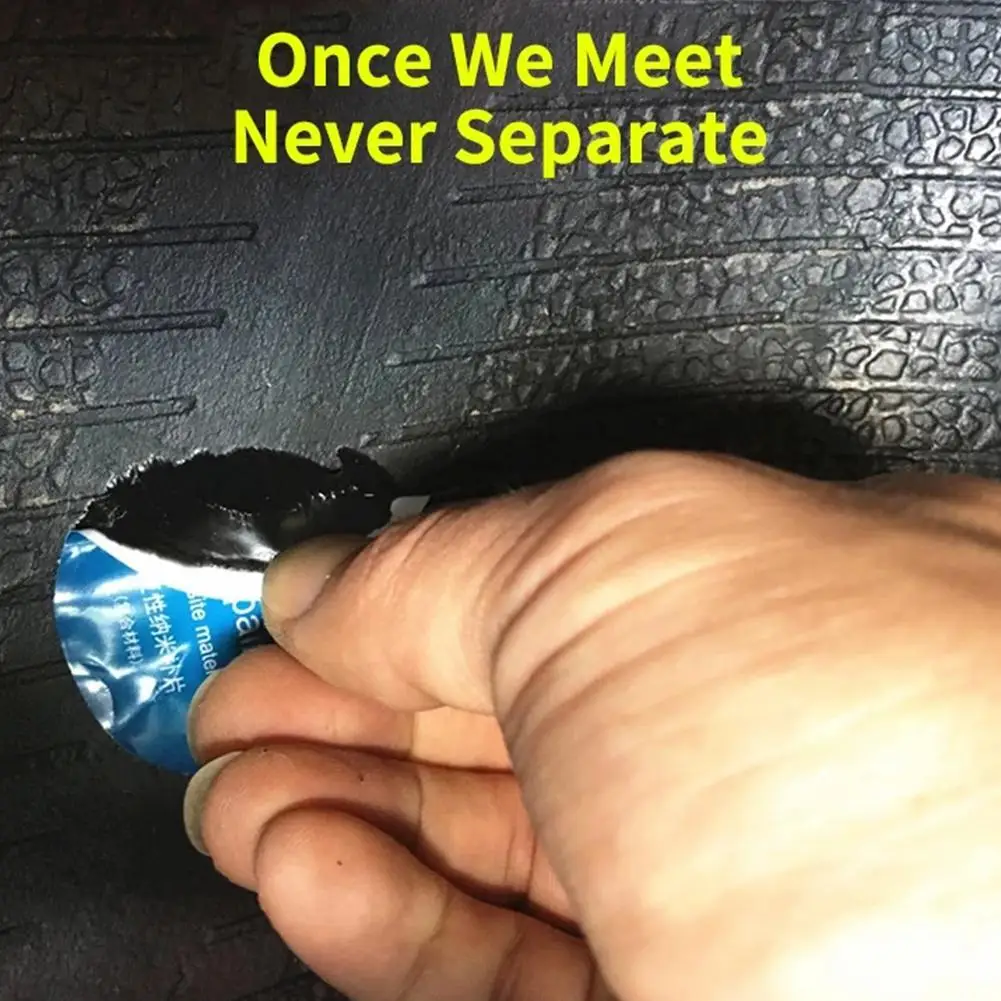 2/5pcs Universal Vacuum Tire Repair Film Cold Patch Drying Rubber Quick Self Adhesive Car Tire Nano Repair Patch Car Accessories