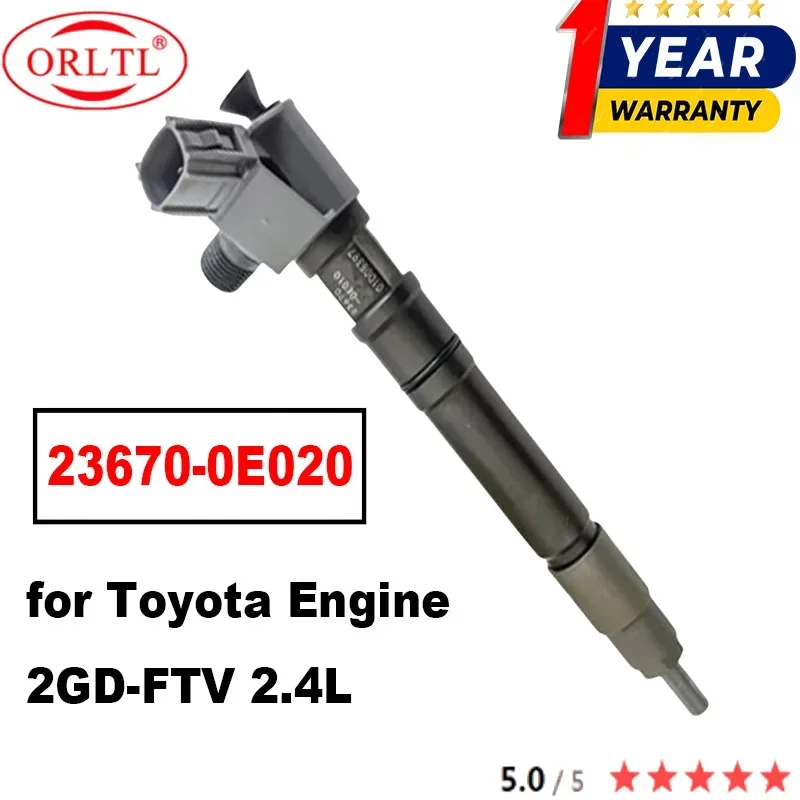 236700E020 2957000560 Diesel Common Rail Fuel Injector 295700-0560 23670-0E020 Fit for Toyota Fortuner Hilux Revo 2.4L 2GD