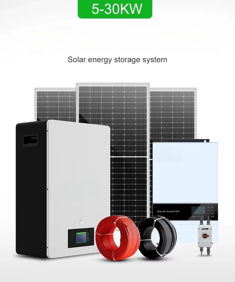 5kW Photovoltaic Solar Life Battery Kit 48V 10kW Lithium Ion Battery Monocrystalline Silicon Panel for Home Backup