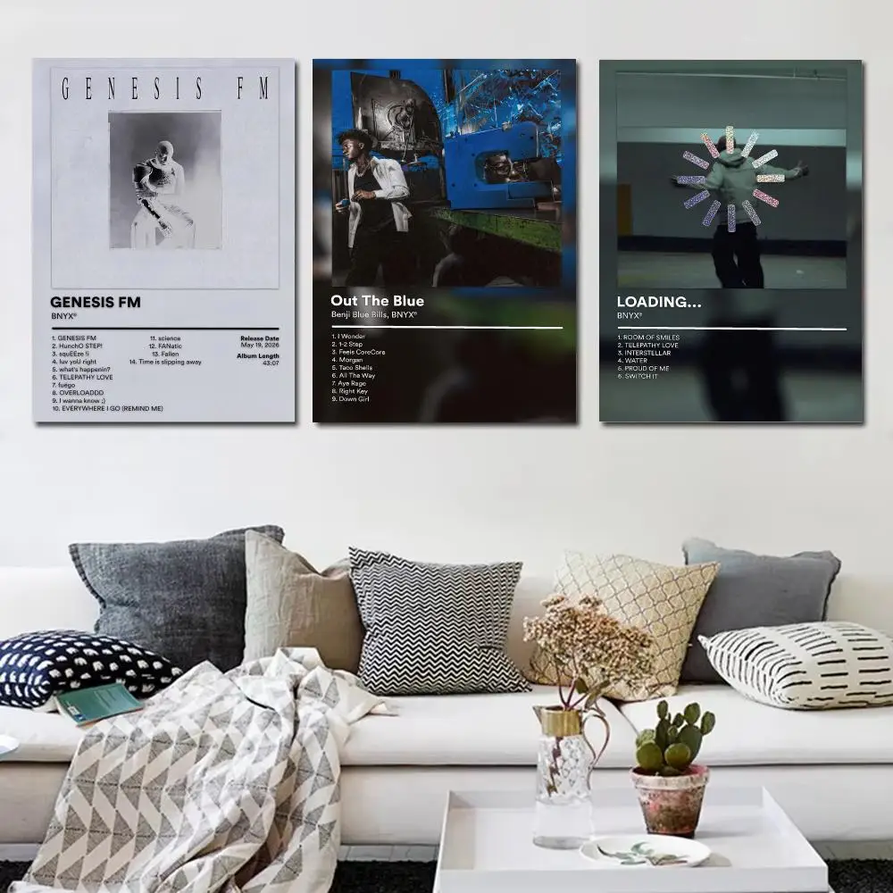 Music producer B-BNYX Poster Music Album Wall Art Print Room Decoration for Bedroom Living Room Office Home Decor Gift