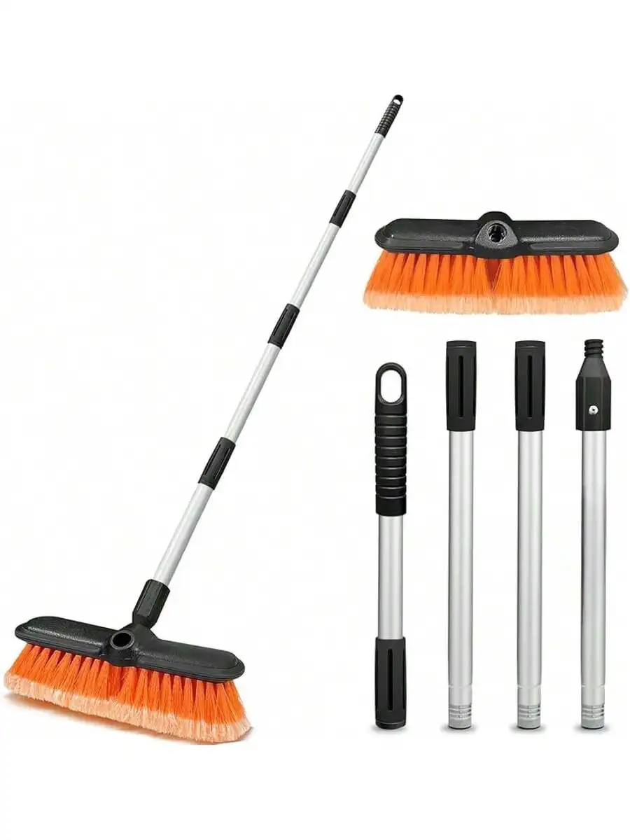 65 Car Wash Brush With Extension Pole, 10