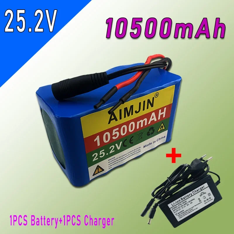 

6S3P 25.2V 10500mAh 18650 Lithium Batterie Pack Protection Rechargeable battery + Chargeur