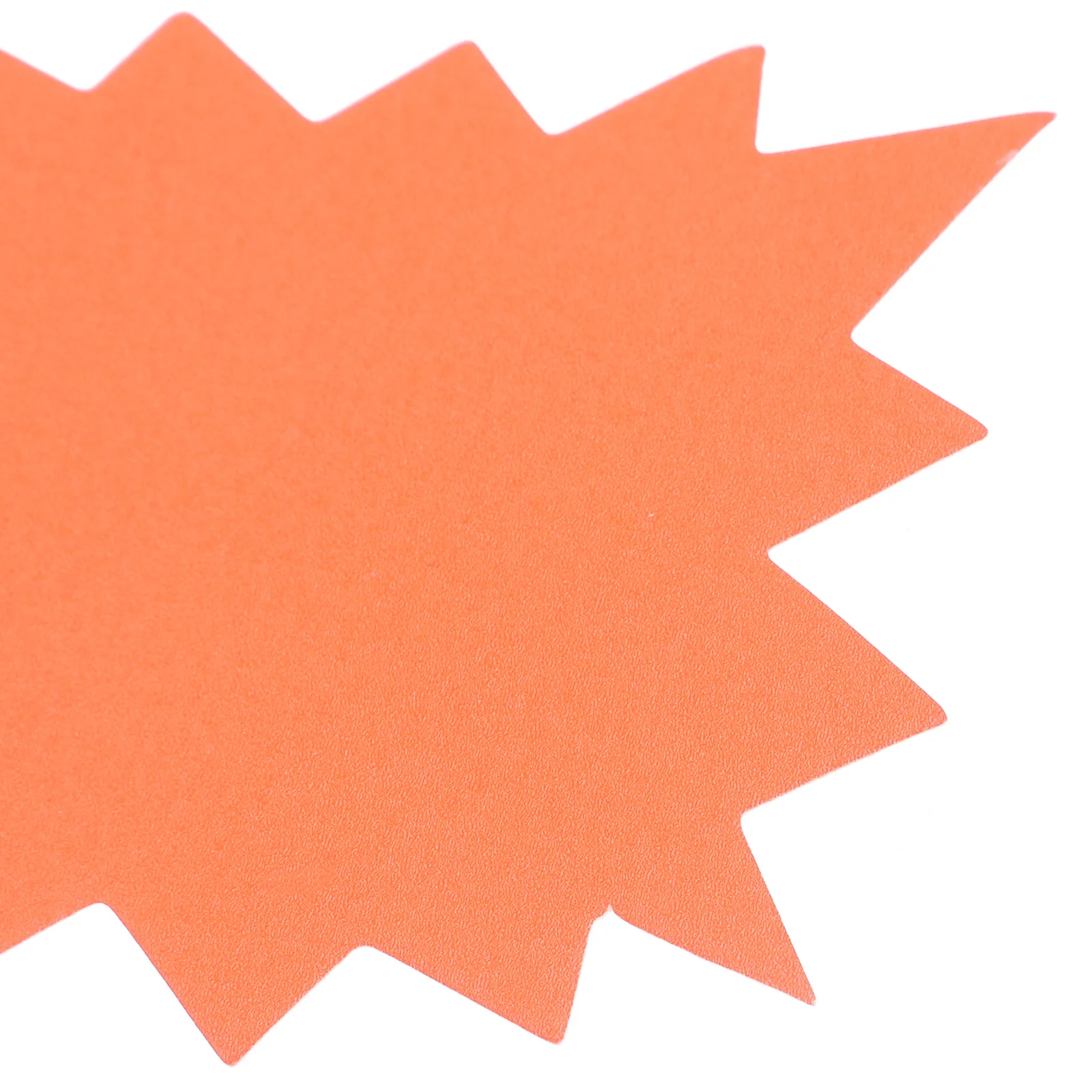 

250 Pcs Stickers Display Price Labels Explosion Tags Orange Colored for Labeling Blank Sign
