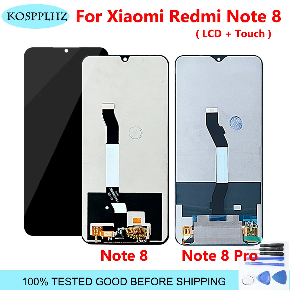 KOSPPLHZ   New LCD For Redmi Note 8 Pro M1906G7I Display LCD Touch Screen For Redmi Note8 M1908C3JH M1908C3JG LCD Display