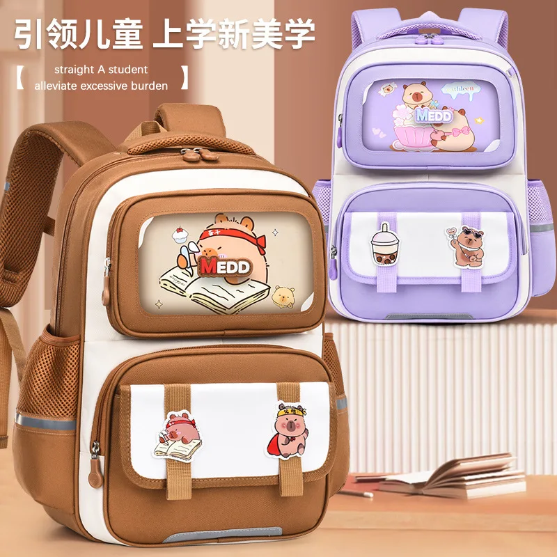 waterproof Children School Bags Girls boys Primary school backpack Orthopedic Backpack schoolbag kids book bag Mochila Infantil