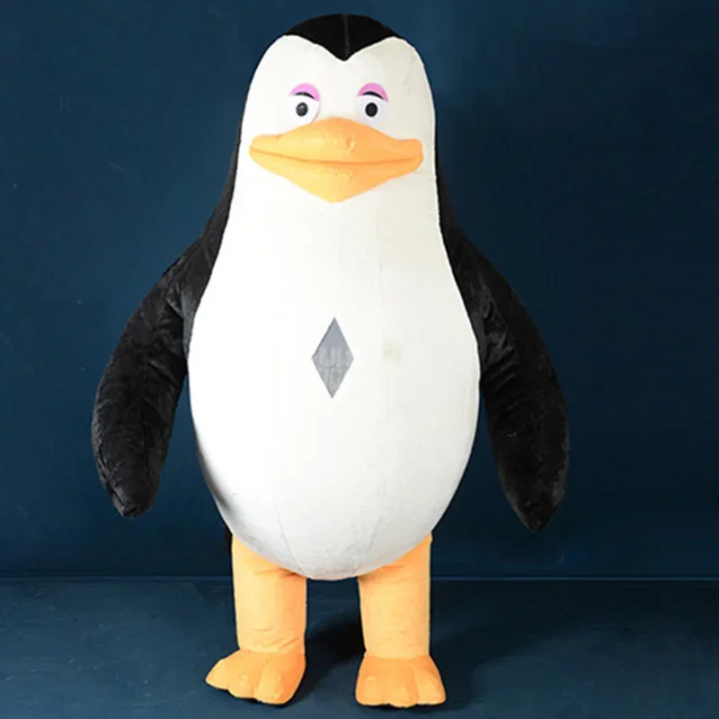 200cm Plüsch Pinguin aufblasbare Puppe Performance Kostüm Maskottchen Set verwenden Party Jubiläums feier Hochzeit Cosplay