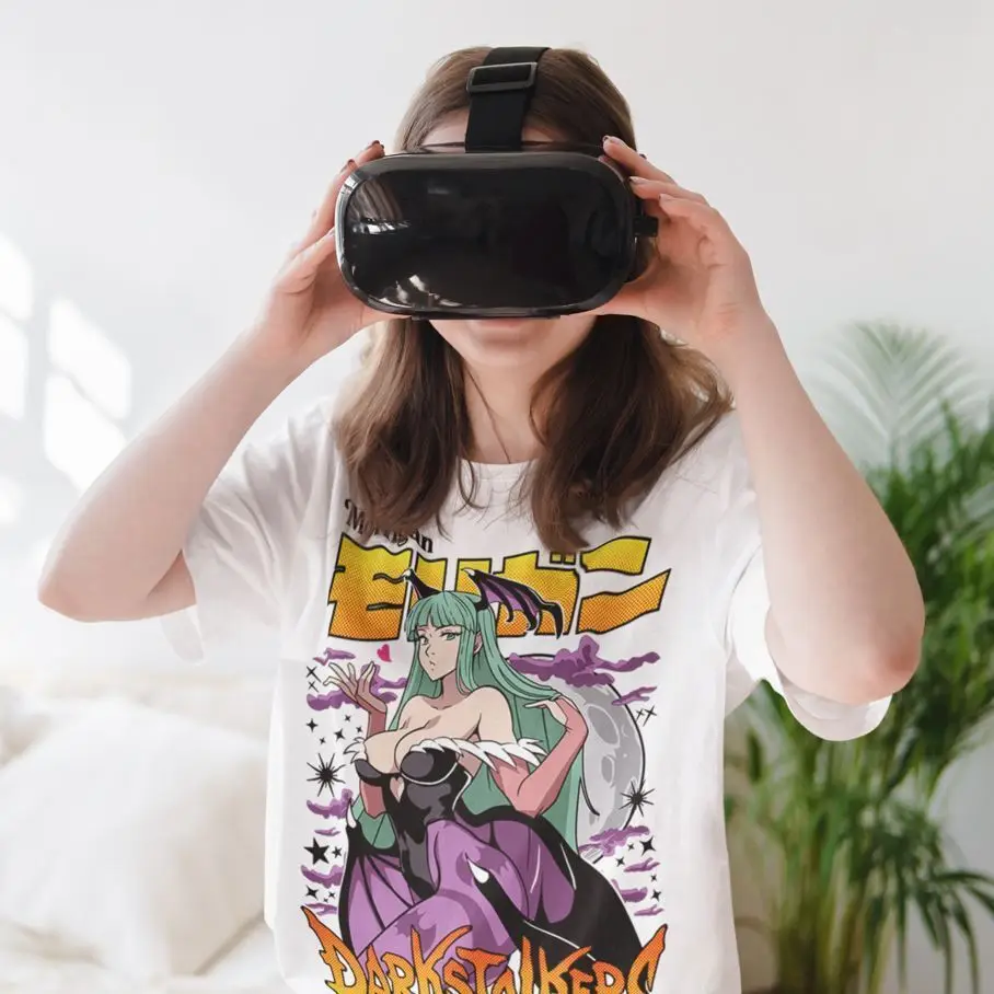 Morrigan Aensland T-shir Darkstalkers Shirt Girl Anime Waifu Gift Shirt tutte le dimensioni