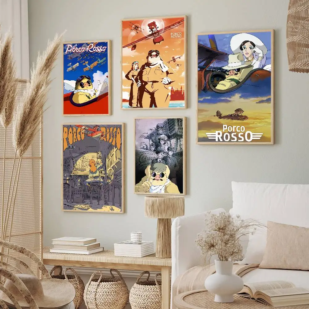 

Anime P-Porco R-Rosso Poster Decorative Paintings Suitable For Living Rooms Bedrooms Offices And Bars