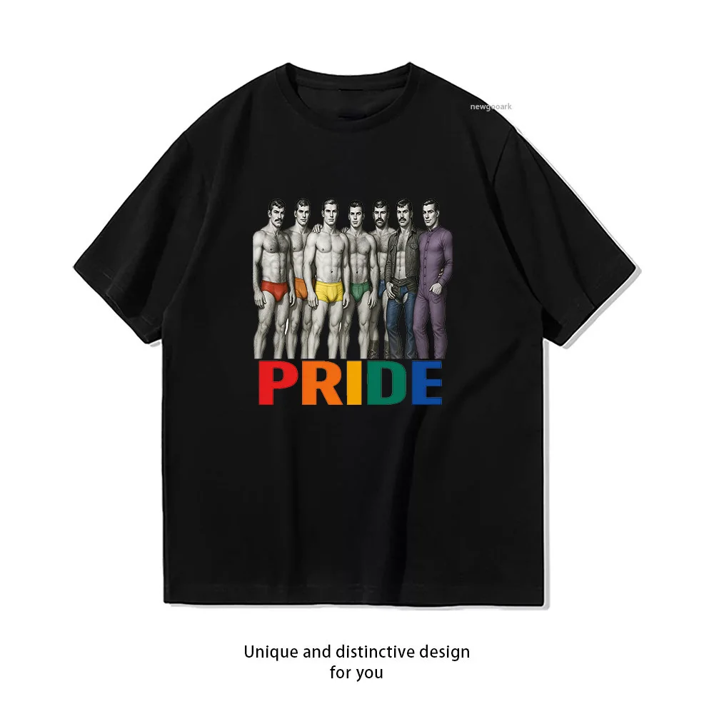 Pride Undergear Tom of Finland t-shirt Adult Unisex Casual cotton printed t shirts homosexual streetwear camisetas Short-sleev