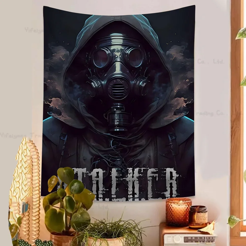 Stalker Game Printed Large Wall Tapestry Indian Buddha Wall Decoration Witchcraft Bohemian Hippie Wall Art Decor