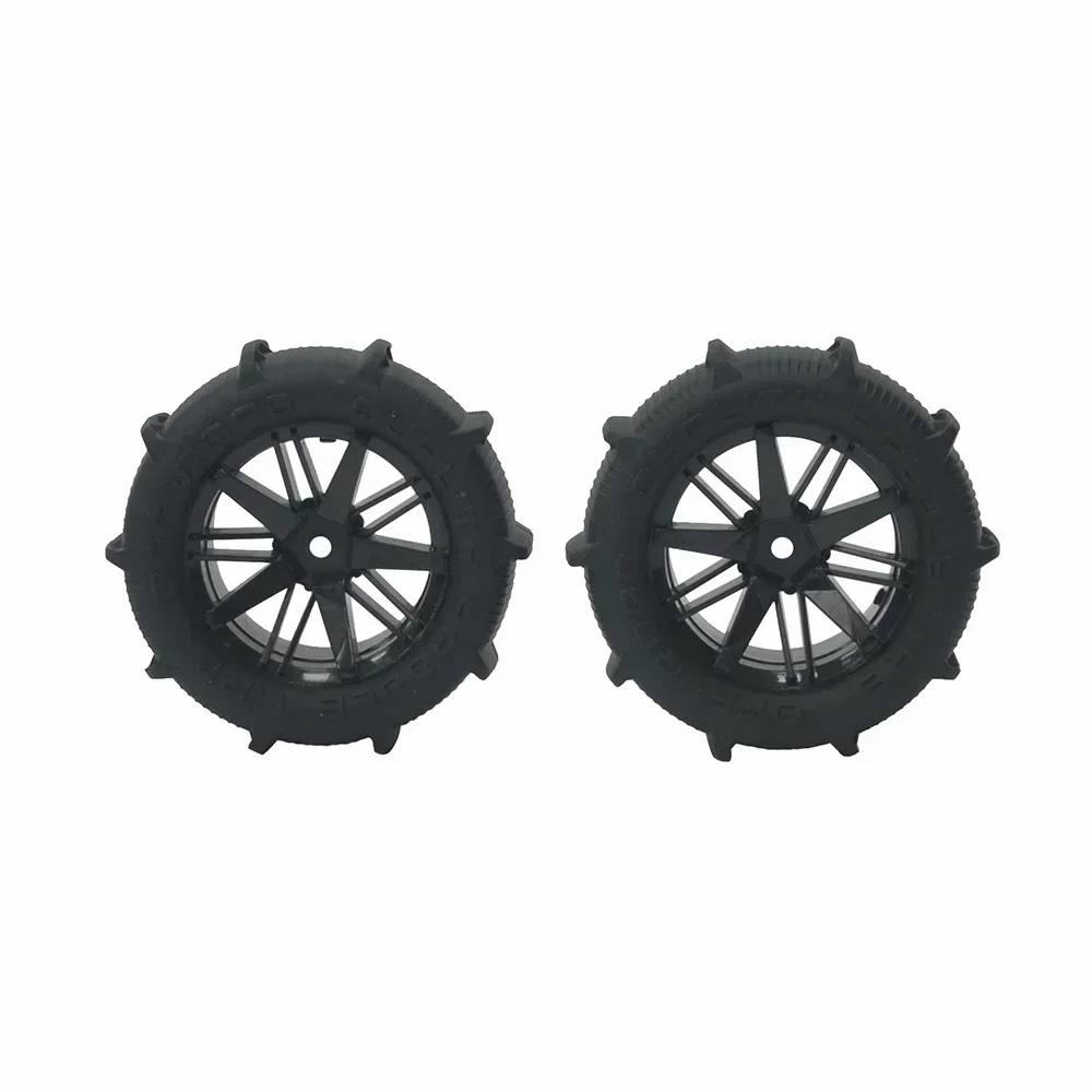 Neumáticos de arena para nieve de 80mm para Wltoys, piezas de actualización de coche RC, 2 piezas/4 piezas, para Wltoys 144001, 124019, 12428, 104001, Haiboxing 16889, SG1601