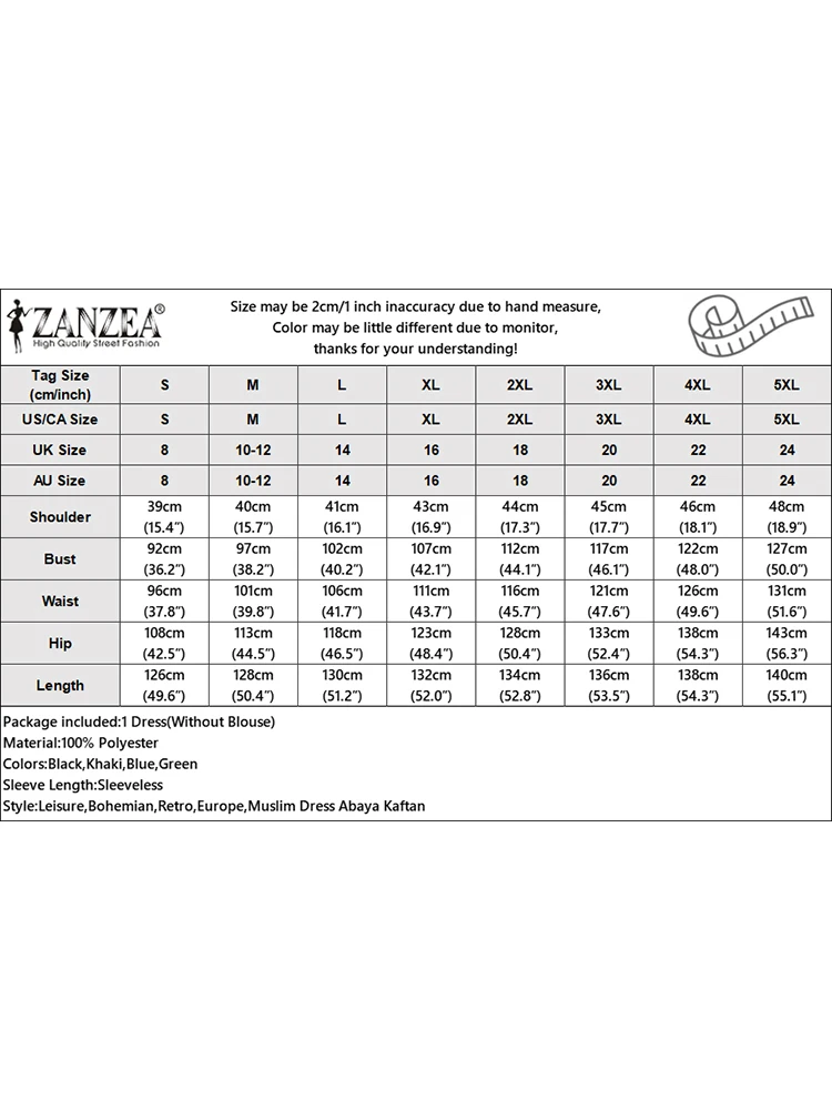 ZANZEA Woman Vintage Eid Mubarek Muslim Dress Spring Elegant Party Strap Vestidos Female Sleeveless Square Collar Dresses 2024