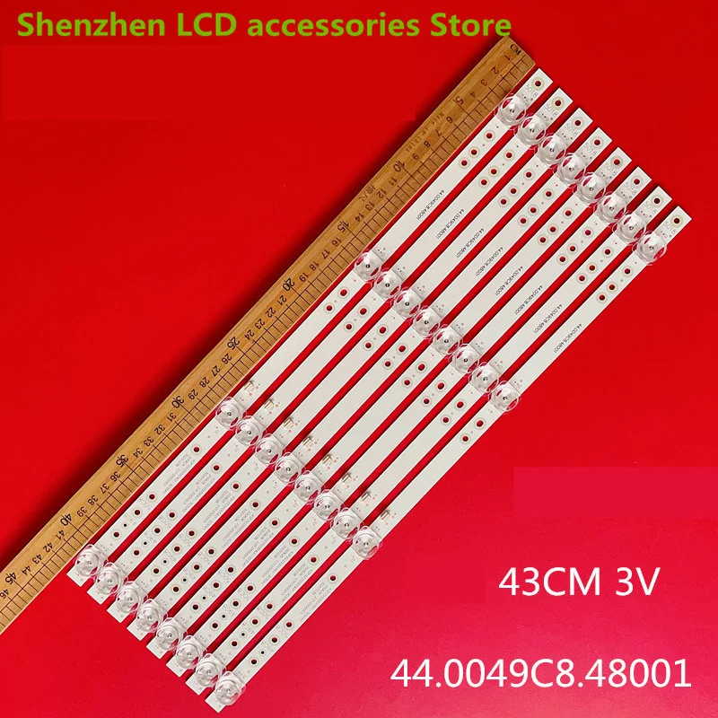 LED backlight for 200626 2.01.D500003 30201038 49C8 50C8 5018 44.0049C8 light bar 100% new