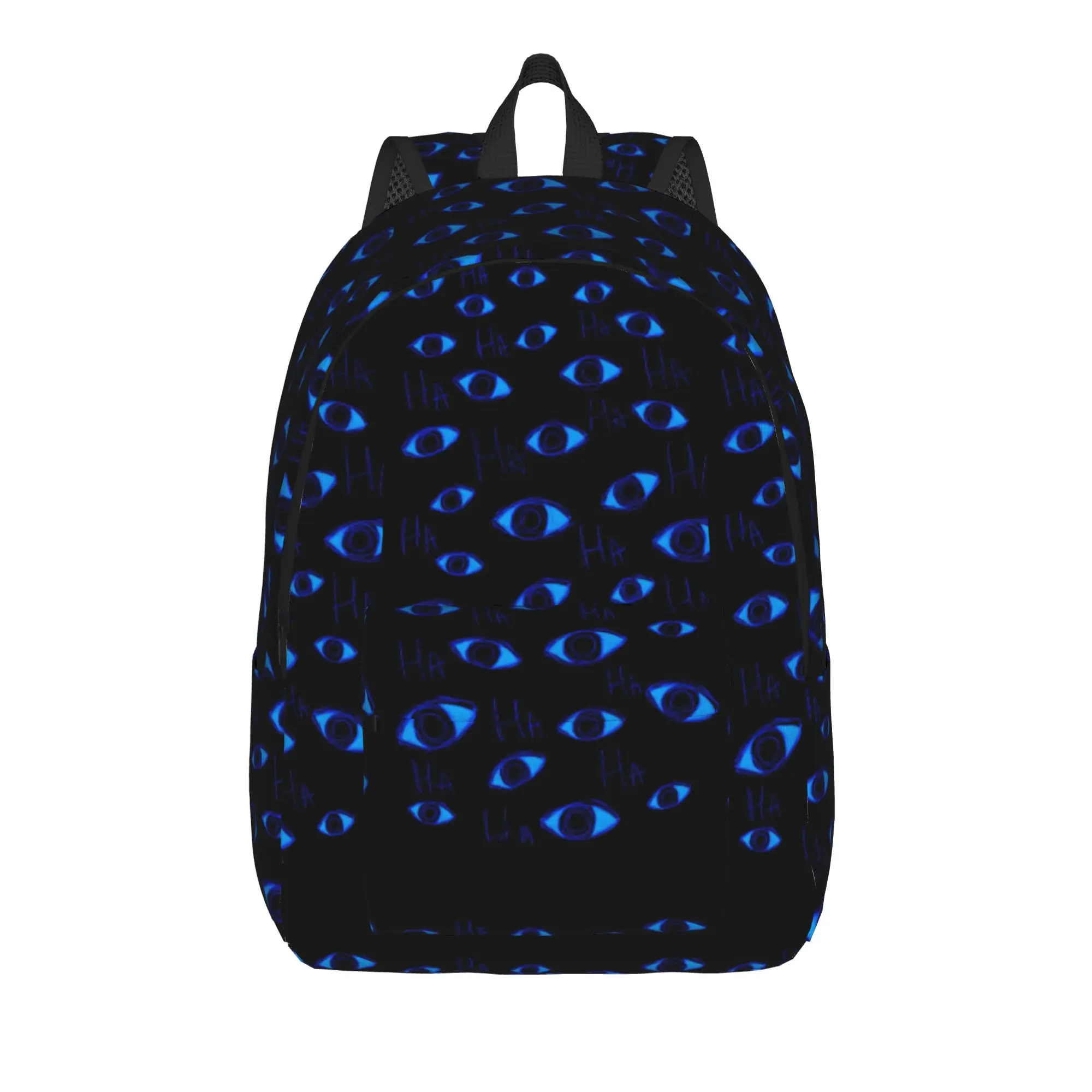 Dark Blue Dot Space Texture Backpack  Cute Backpacks Boy Daily Pattern School Bags High Quality Rucksack