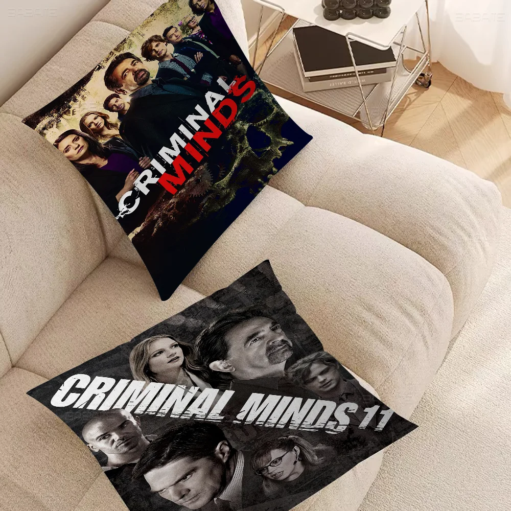 Criminal M-Minds Personalized Picture Text Home Decorative Pillows Household Gifts 45x45cm