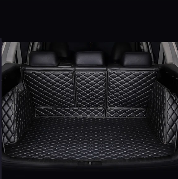 Car Trunk Mat For VW Volkswagen ID.4 X ID4 ID 4 X 2021 2022 2023 Dirt-resistant Fully Trunk Mat Rear Cargo Tray Car Accessories