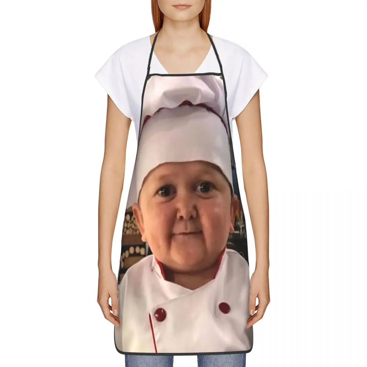 Hasbulla Cooking Master Funny Aprons Women Men Adult Unisex Kitchen Chef Bib Tablier Cuisine Cooking Baking Gardening