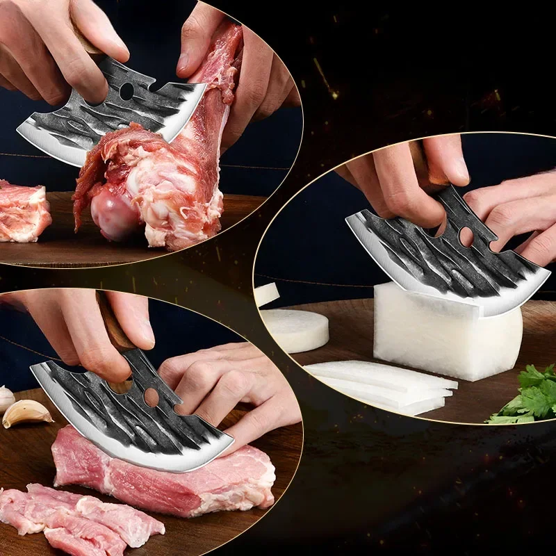 Exquisite boning knife, butcher butcher butcher meat knife, multi-functional sharp portable kitchen knife, kitchen accessories