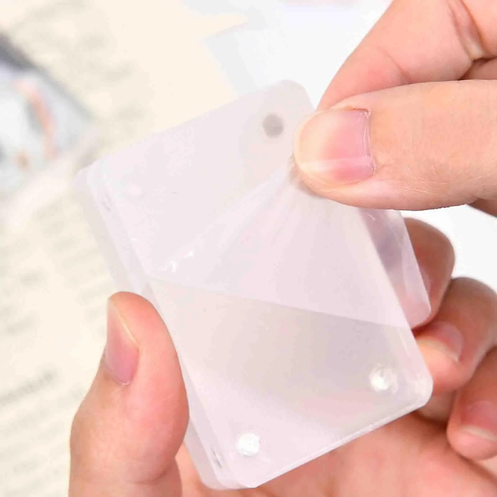 Goo Card Set Photo Protection Pendant Photo Frame for Fridge Desktop Student Gifts