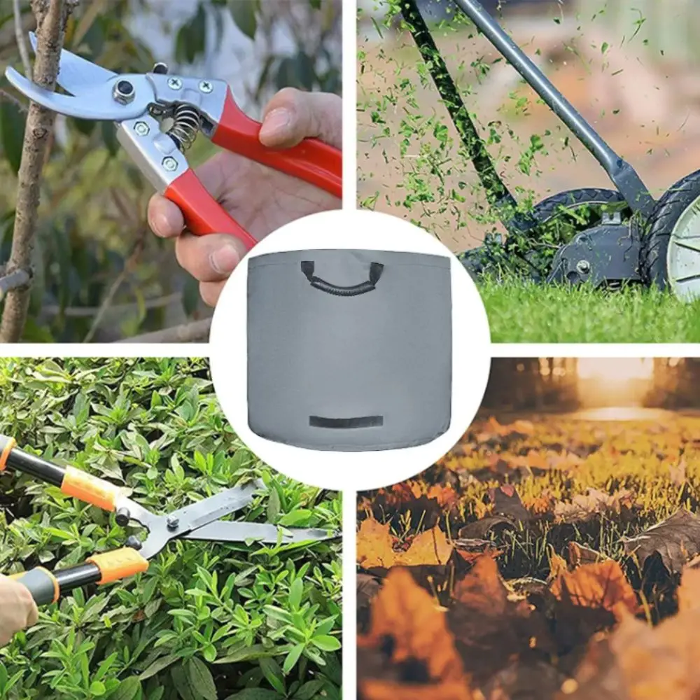 

Усиленный садовый мешок для компоста из ПВХ, сверхпрочный, складной, для уличного мусора, водонепроницаемый