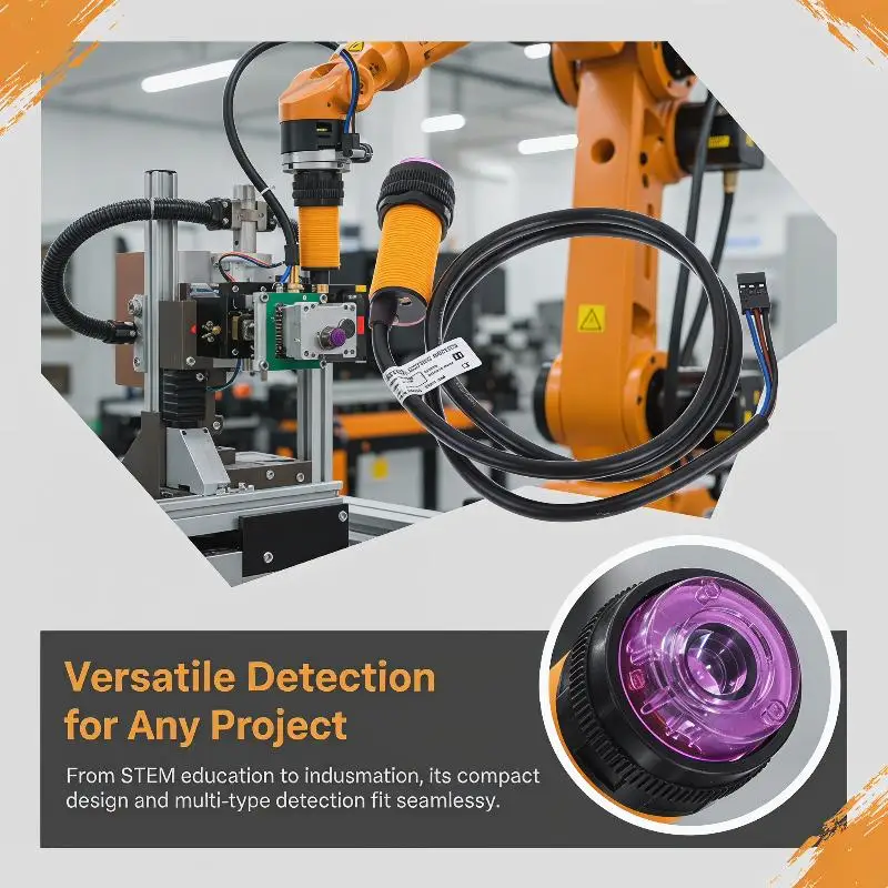 5V photoelectric switch E18-D80NK infrared obstacle avoidance sensor intelligent automotive robot components