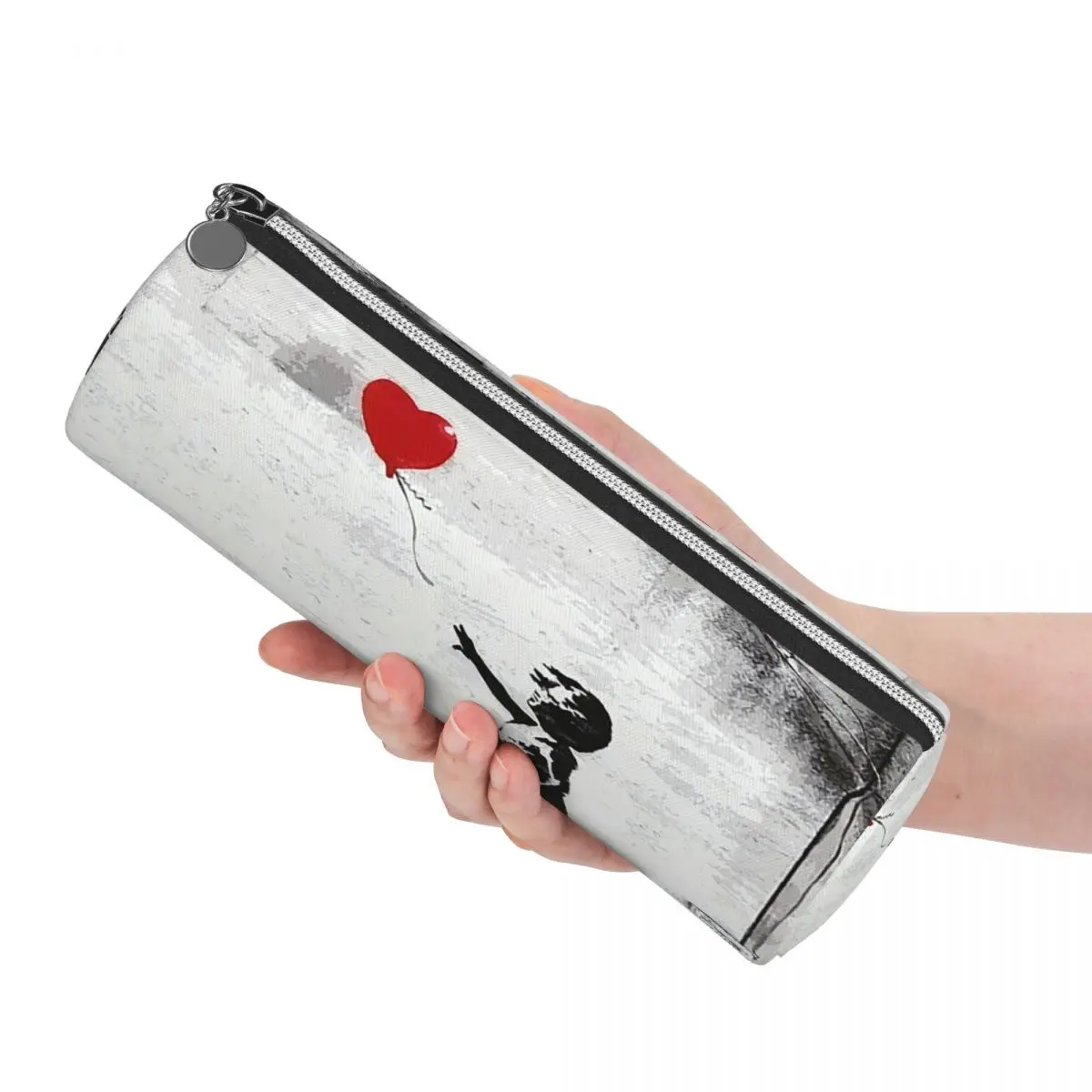 Banksy Street Pop Art Square Pencil Cases Pen Holder Cylinder Pen Box Pencil Bag for Boy Girl Stationery Supplies