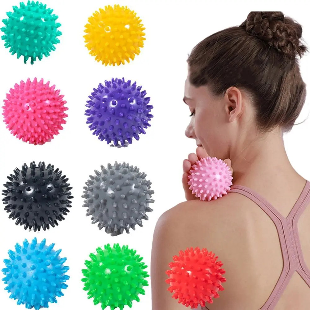 Spiky Massagem Roller Ball para Exercício, Mão Pé Voltar Massageador, Dor Stress Relief, Plantar Reliever, Dor Muscular, Presente