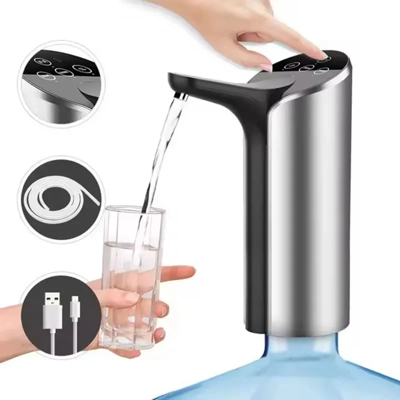 New Smart Automatic Wireless Water Dispenser Pump High Quality USB Rechargeable Gallon Water Pump Portable Drinking Bot