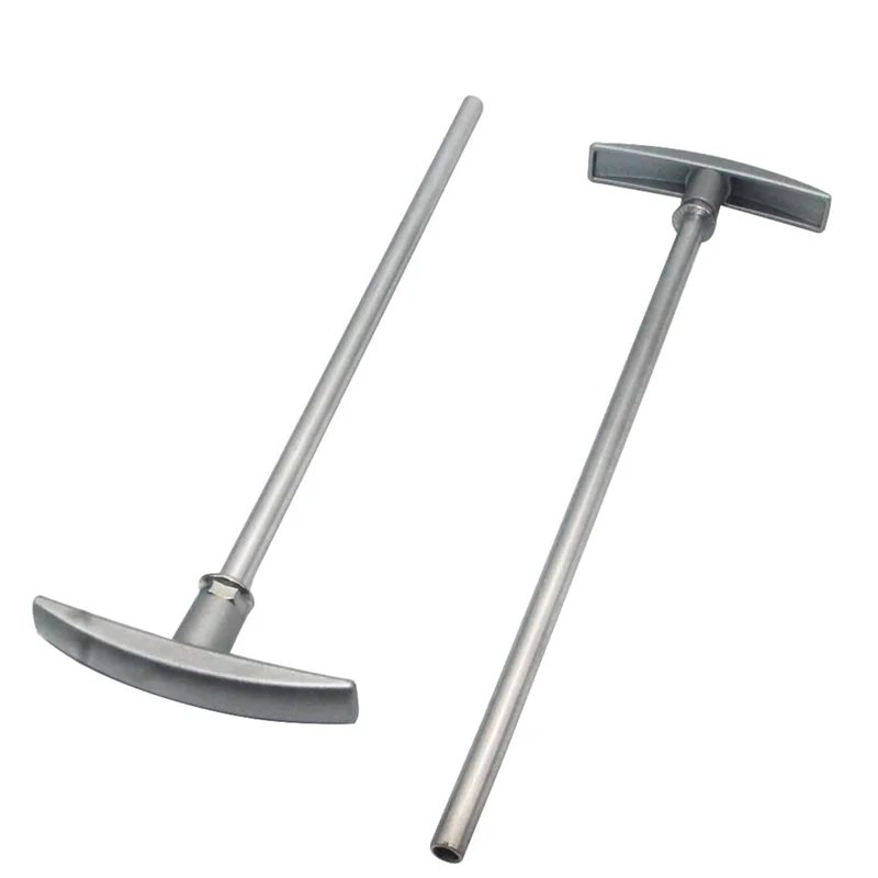 -A12R 2 Stuks RV Afvalklep Verlengbuizen, 9 Inch Lange RV Rioolslang Kit RV Rioolklep Handvat Vervanging RV Vervangende Onderdelen