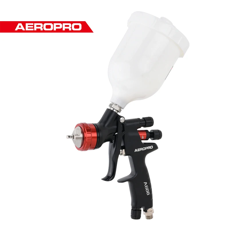 

AEROPRO A608 Reduced Pressure Spray Gun Gravity Feed 1.3mm Airbrush Car Painting Gun Airbrush Automobile Finish Paint Gun