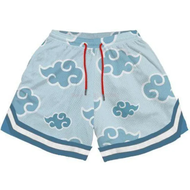 New Cosplay Anime Character Prints Akatsuki Uchiha Sasuke Uchiha Itachi Print Home Shorts Outdoor Sports Beach Pants Toy