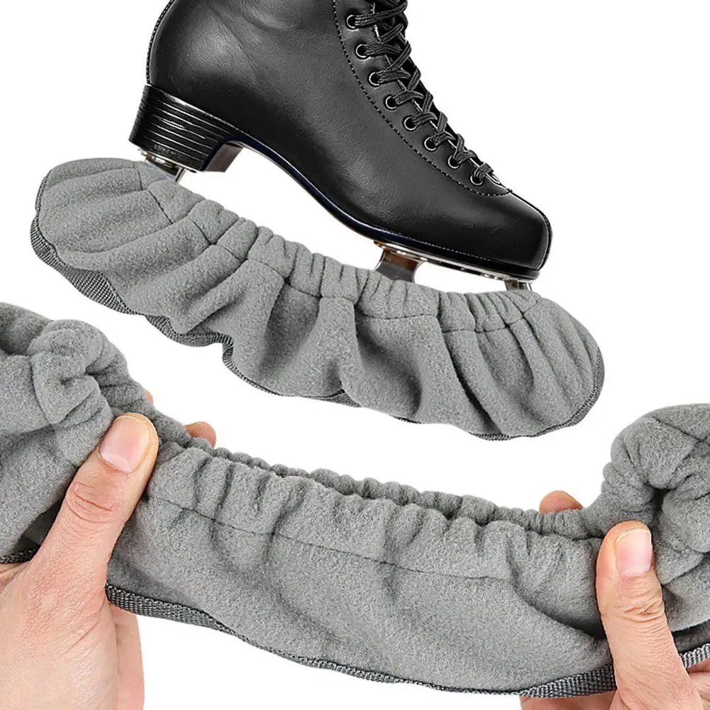 Ice Hockey Skates Blade Covers Fleece Skate Blade Protector For Child Adult Ice Hockey Field Hockey Sports Accessories