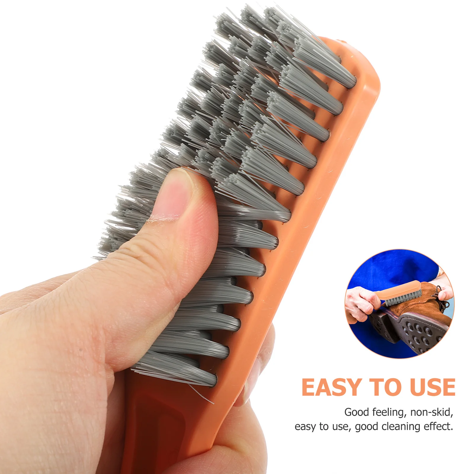 

4Pcs Cleaning Brush Multi-Functional Bristle Tool for Clothes Shoes Bed Washing Household Kitchen Bar Easy Storage