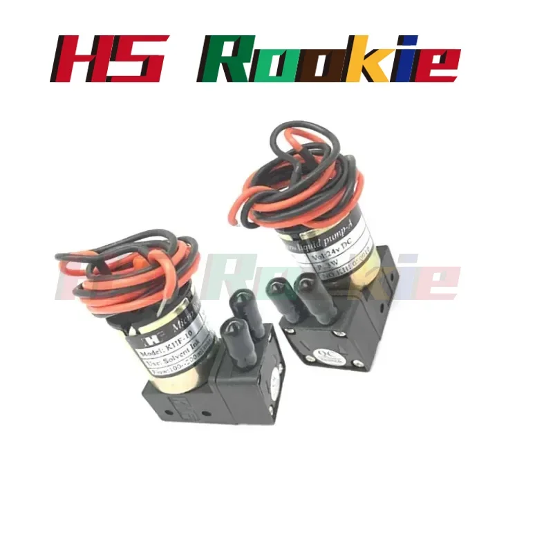 KHF-10 Solvent Ink Pump DC 24V 3W 100-200ml/Min Ink Pump for Inkjet Solvent Printer for Crystal Gongzheng Large Format Printer