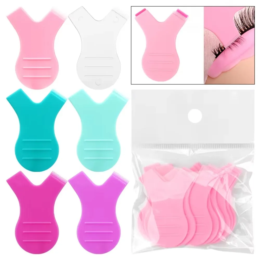 10 stücke Lash Wimpern Pfropfen Silikon Dauerwelle Pad Wimpern 3D Curler Eye Patches Applikator Werkzeuge Wimpern Verlängerung Zubehör