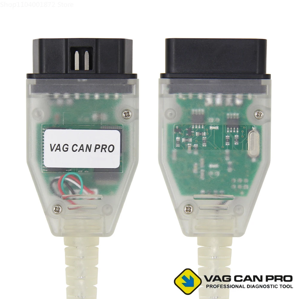 New VAG CAN PRO V5.5.1 with FTDl FT245RL VCP OBD2 Diagnostic Interface USB Cable Support Can Bus UDS K Line Works for AUDI/VW