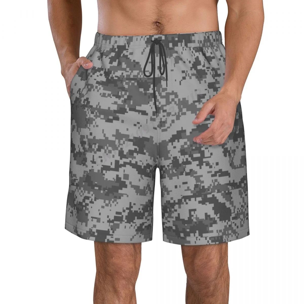 Men's Camouflage Camo Beach Pants Shorts Surfing Army Air Force Navy Color camping Outdoor Summer Fisherman Fishing Summer