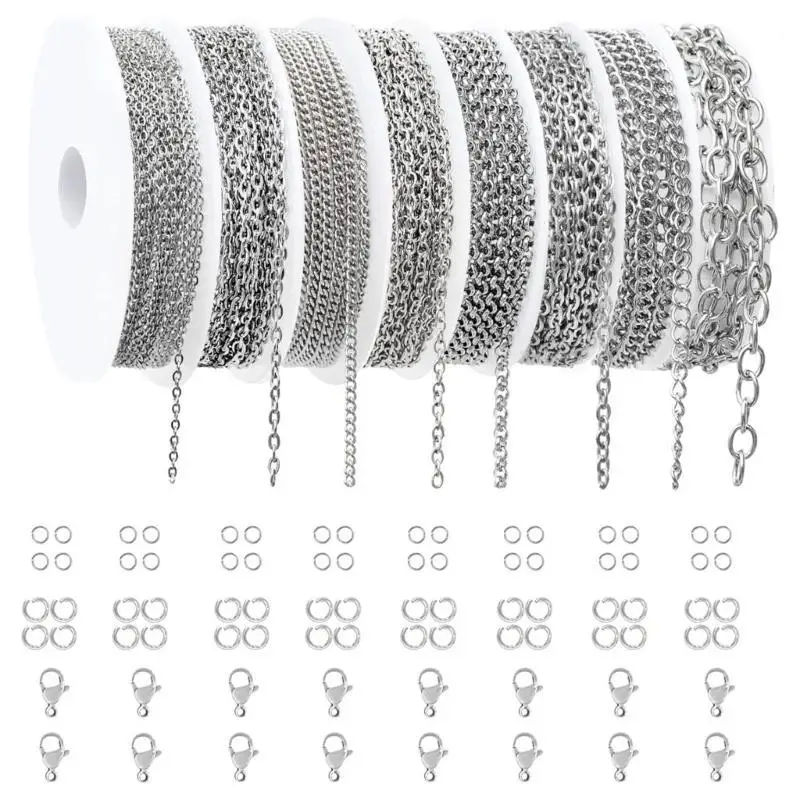 31BB Smooth Comfortable Sturdy Stainless Steel Chain for Stylish Outfits Daily Use
