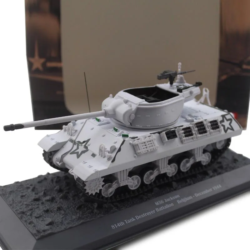 Diecast 1:43 Scale United States Army M36 Tank Alloy & Plastic Simulation Model  Gift Collection Decorative Toy Diecast Display